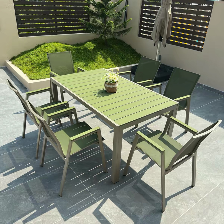 ZELQAVIS Modern Outdoor Table and Chairs Set - Cassa Haus Singapore