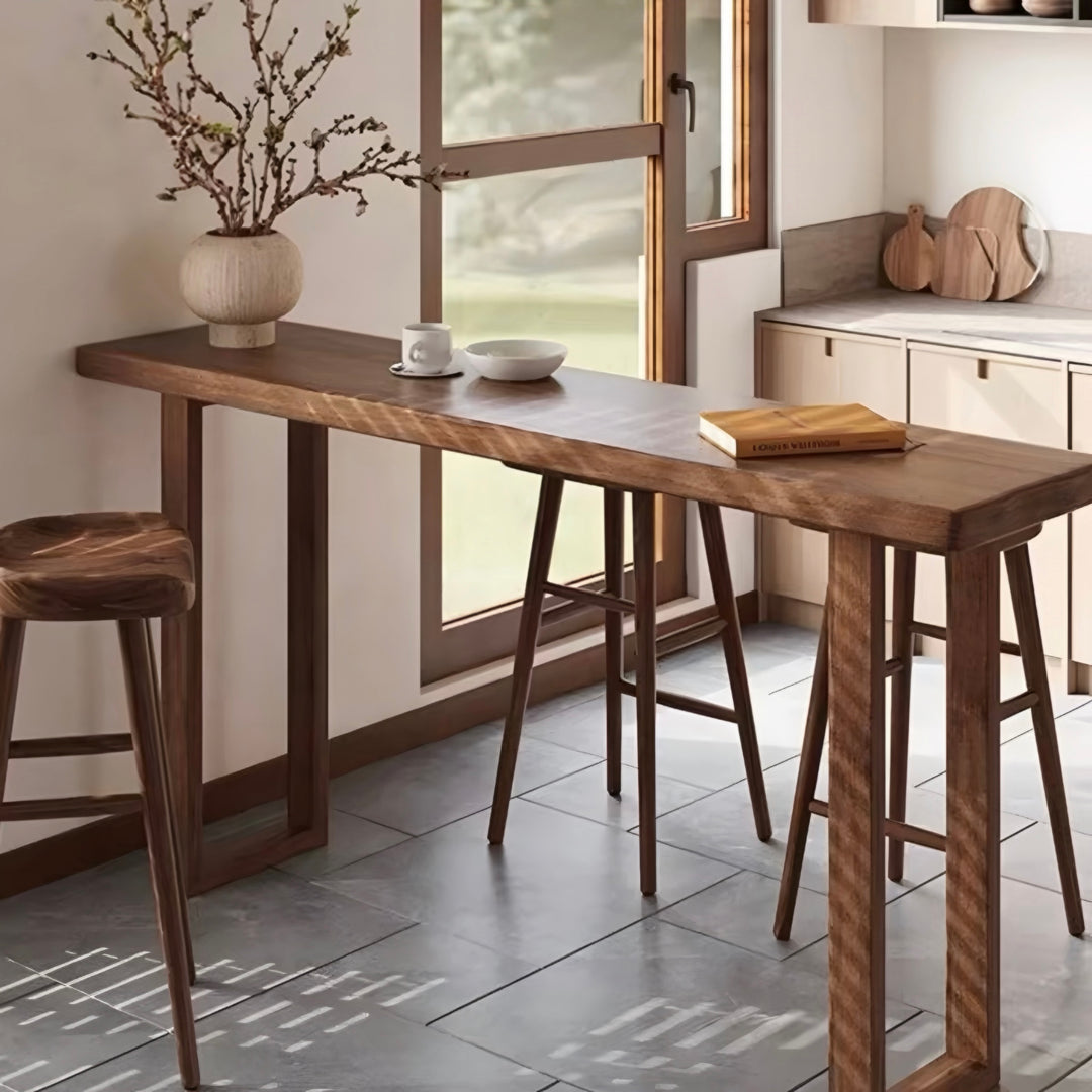VALTRION Modern Solid Wood Bar Table - Cassa Haus Singapore
