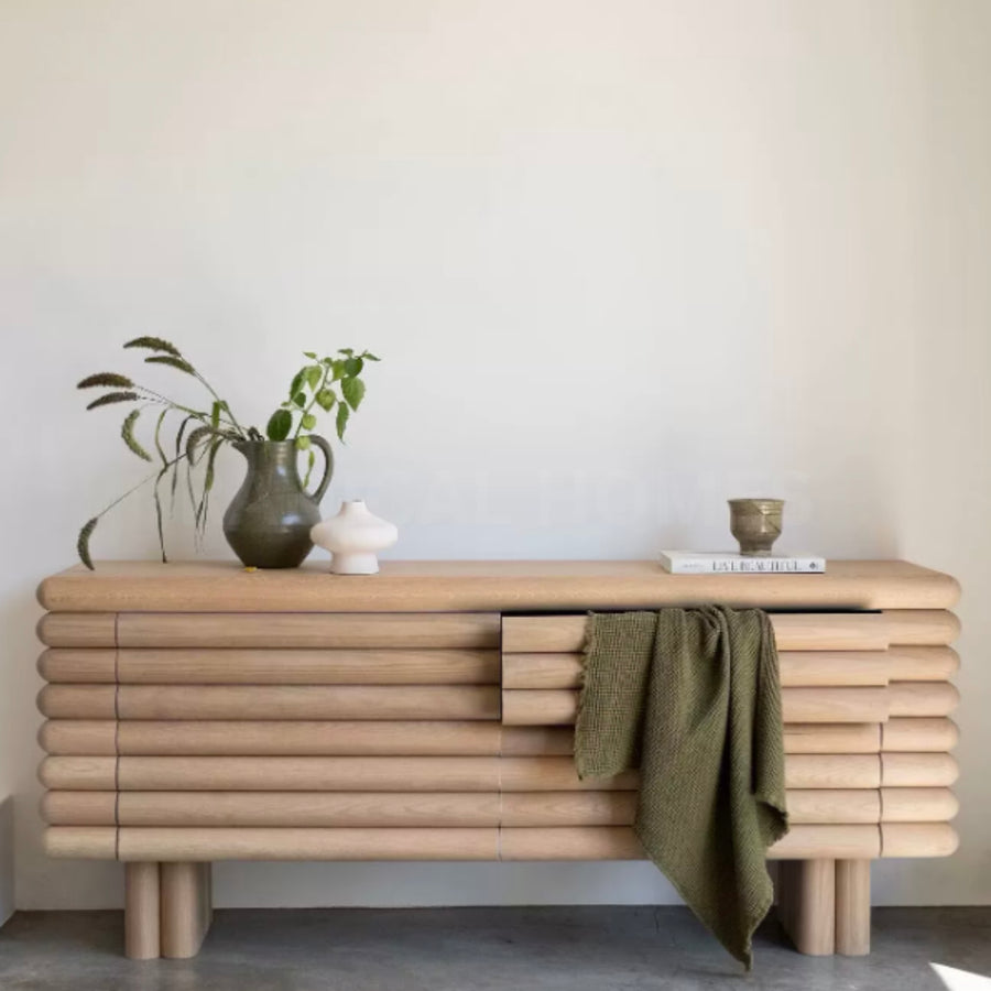 CORDWOOD Modern Solid Wood Chest of Drawers - Cassa Haus Singapore