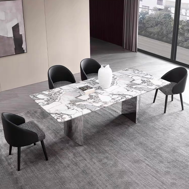 VEINSTONE Modern Marble Dining Table - Cassa Haus Singapore