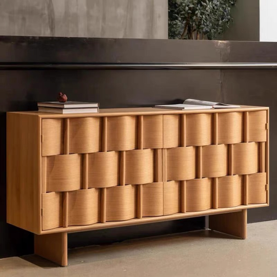 WEAVECRAFT Modern Solid Wood Sideboard - Cassa Haus Singapore
