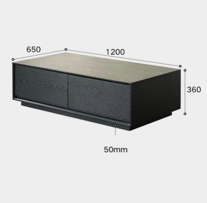 NOCTARA Modern Solid Wood TV Console