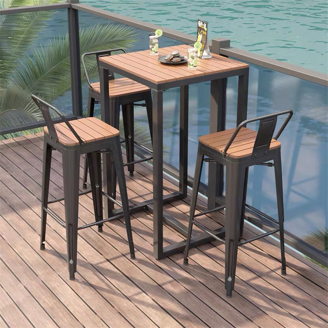 VEXALUNE Modern Outdoor Bar Table and Chairs - Cassa Haus Singapore