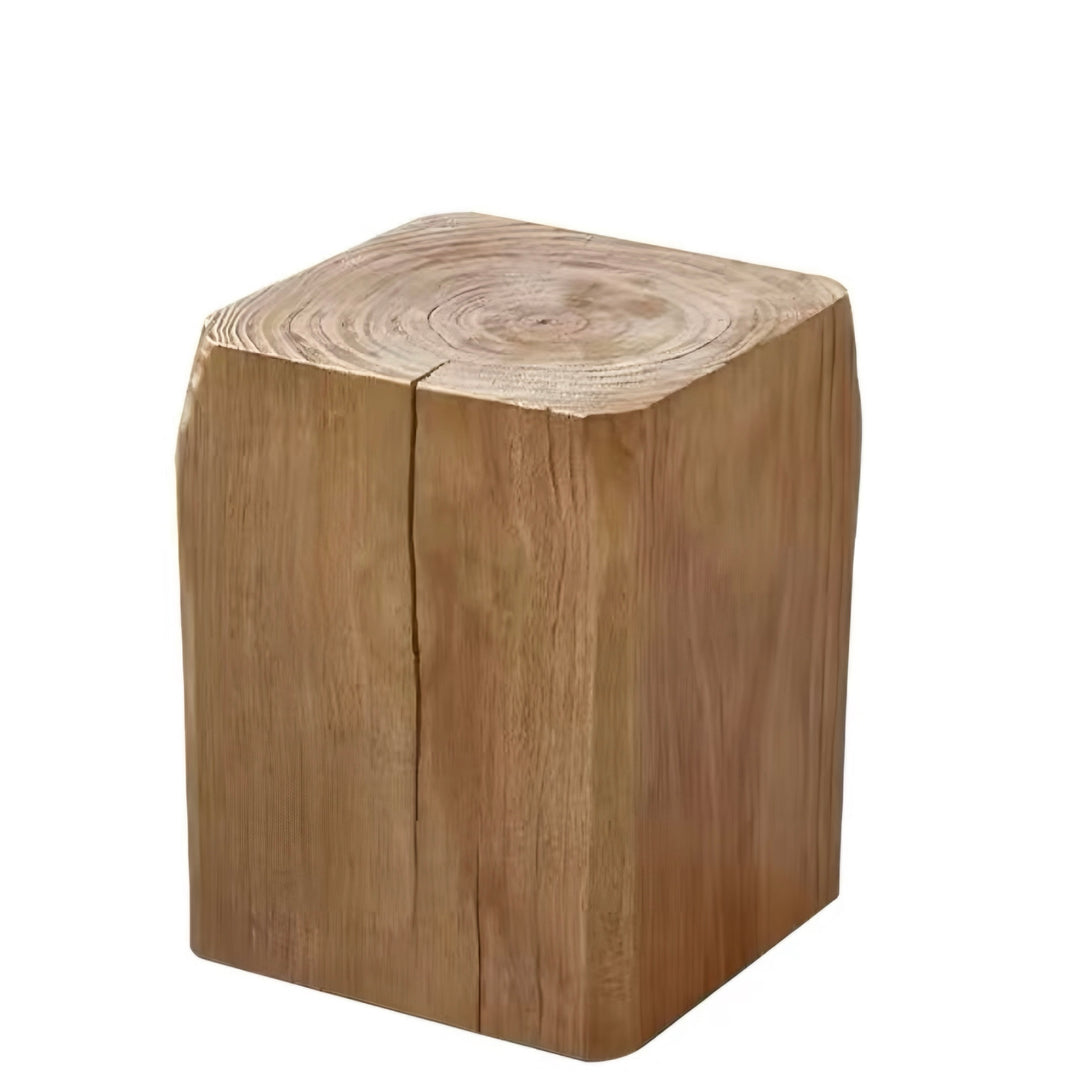 ELVAN Modern Solid Wood Side Table