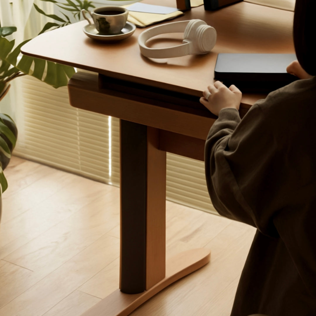 DOUGLAS Modern Solid Wood Adjustable Study Table