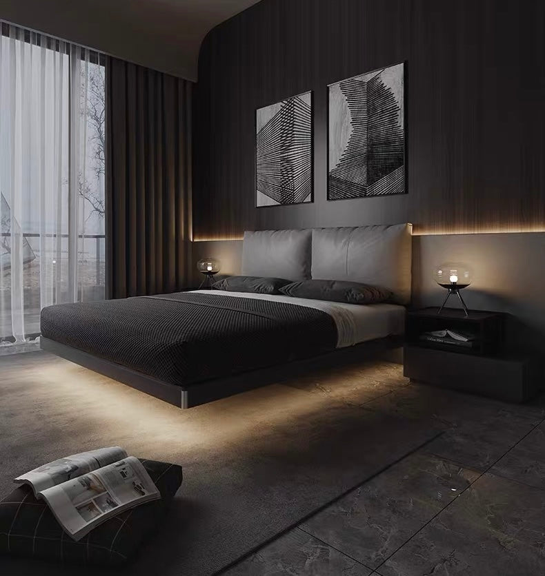 BRONNY Modern LED Floating Bedframe (INSTOCK)