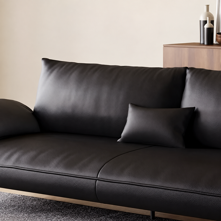 BASLO Modern Genuine Leather Sofa