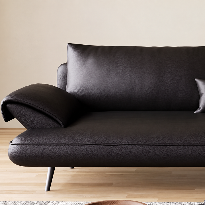BASLO Modern Genuine Leather Sofa