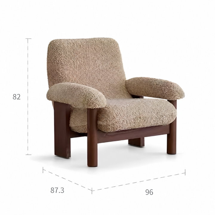 KODA Modern Lounge Chair & Ottoman