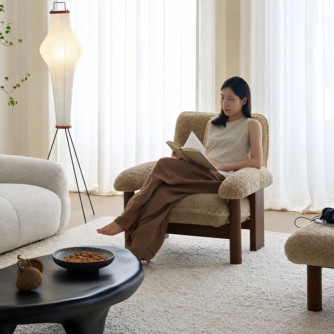 KODA Modern Lounge Chair & Ottoman