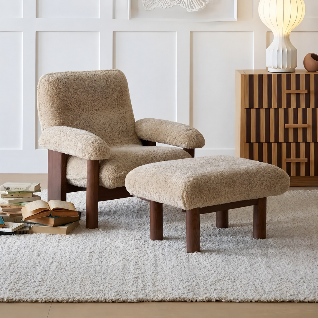 KODA Modern Lounge Chair & Ottoman