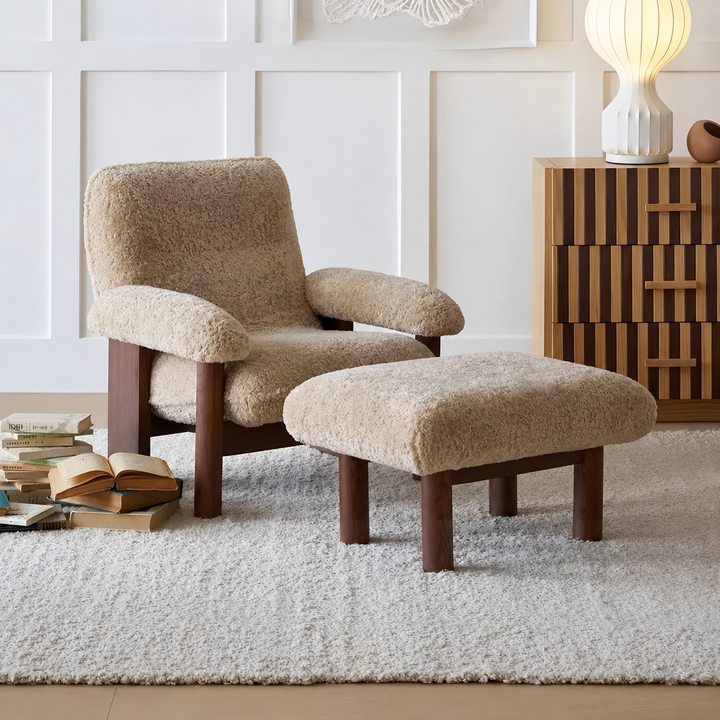 KODA Modern Lounge Chair & Ottoman