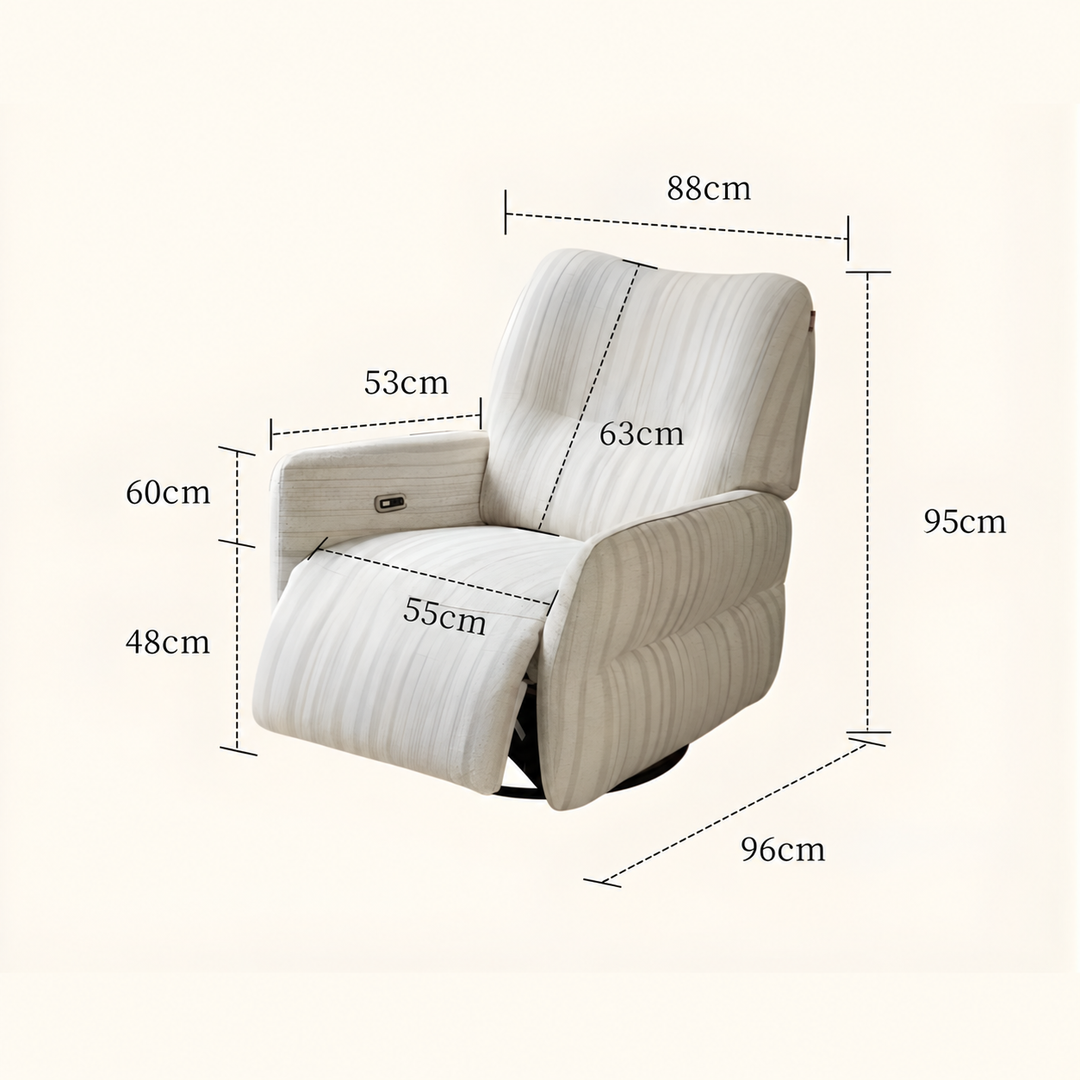 HOVEN Modern Electric Recliner Chair - Cassa Haus Singapore