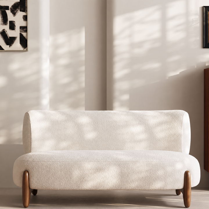 SOLBI Japandi Boucle Fabric Sofa - Cassa Haus Singapore