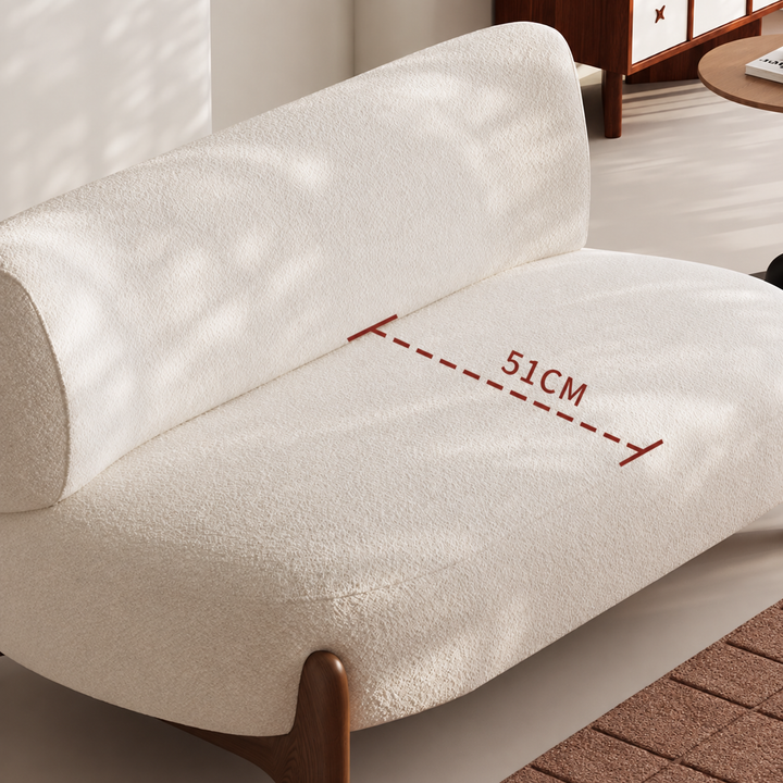 SOLBI Japandi Boucle Fabric Sofa - Cassa Haus Singapore