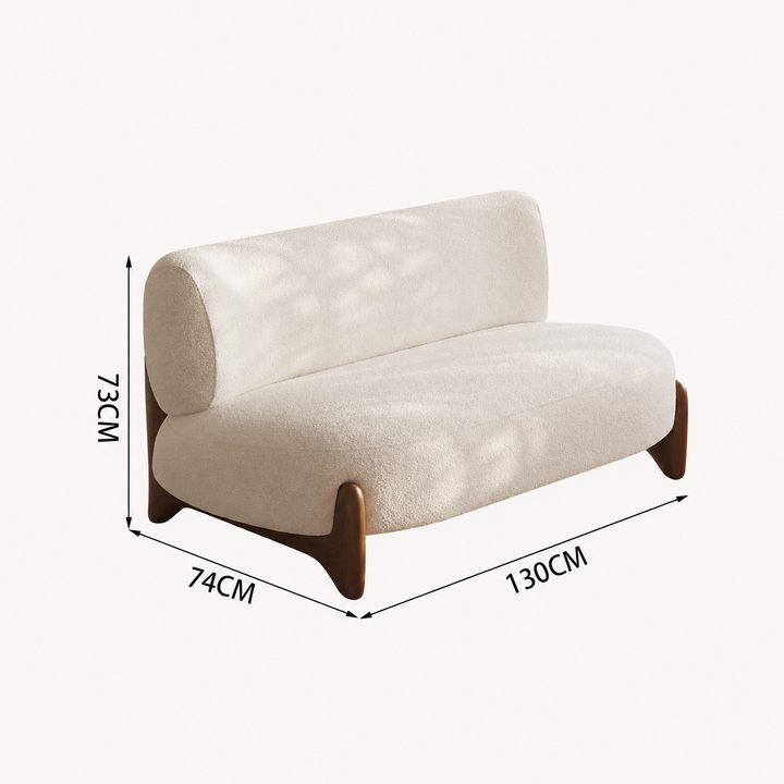 SOLBI Japandi Boucle Fabric Sofa - Cassa Haus Singapore