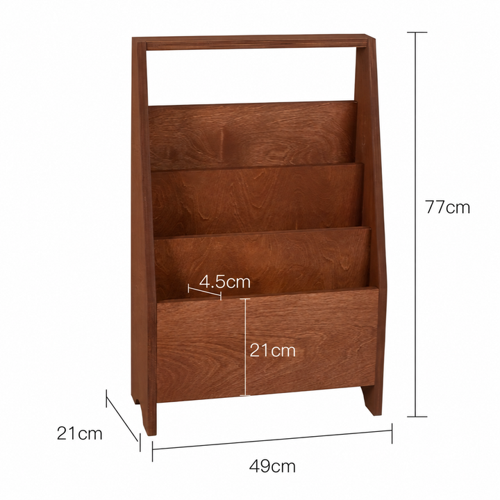 BRIARWOOD Rustic Magazine Rack - Cassa Haus Singapore