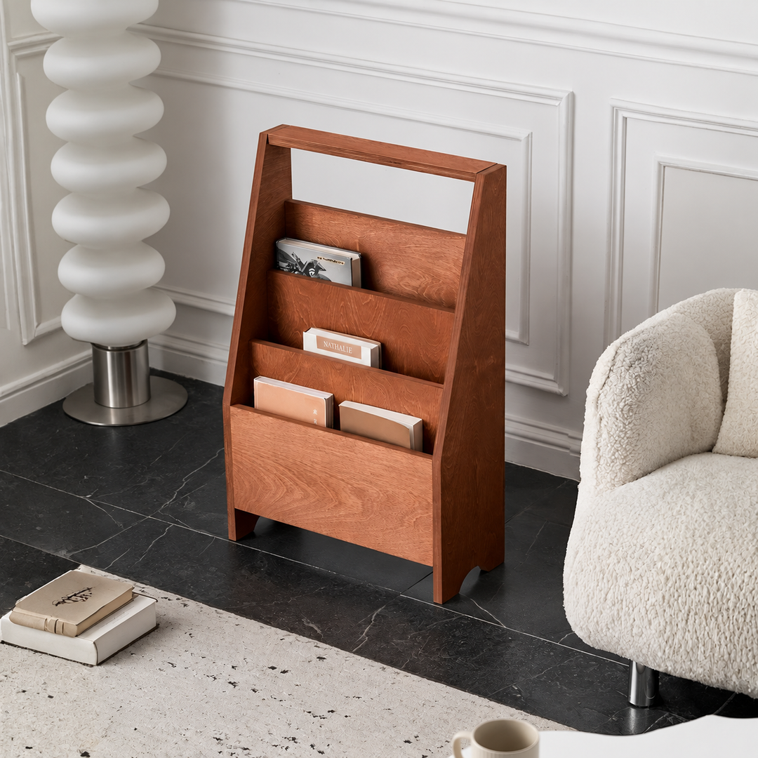 BRIARWOOD Rustic Magazine Rack - Cassa Haus Singapore