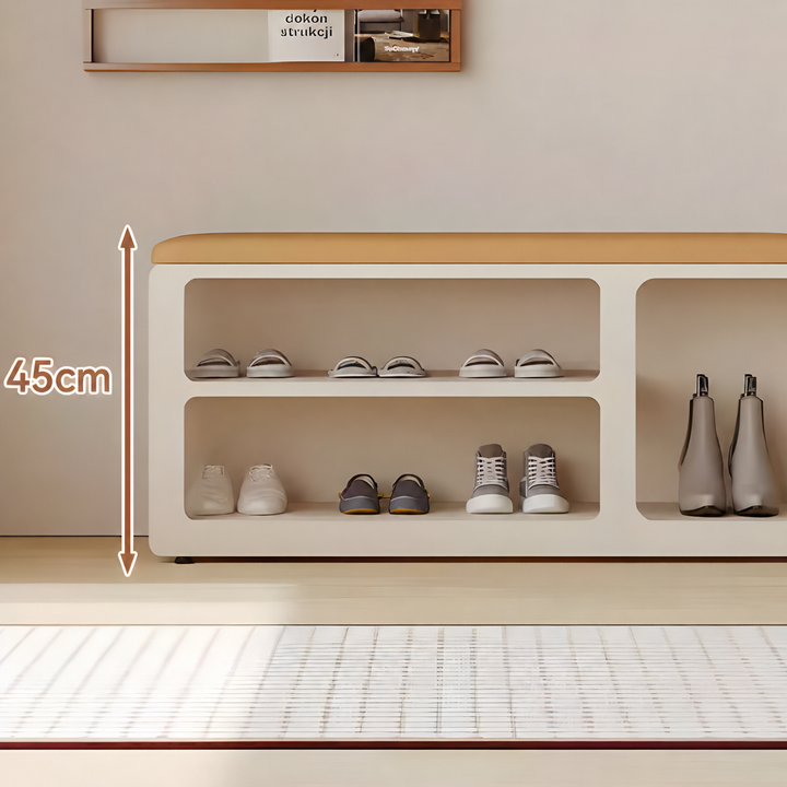 PAUSE Minimalist Entryway Shoe Bench