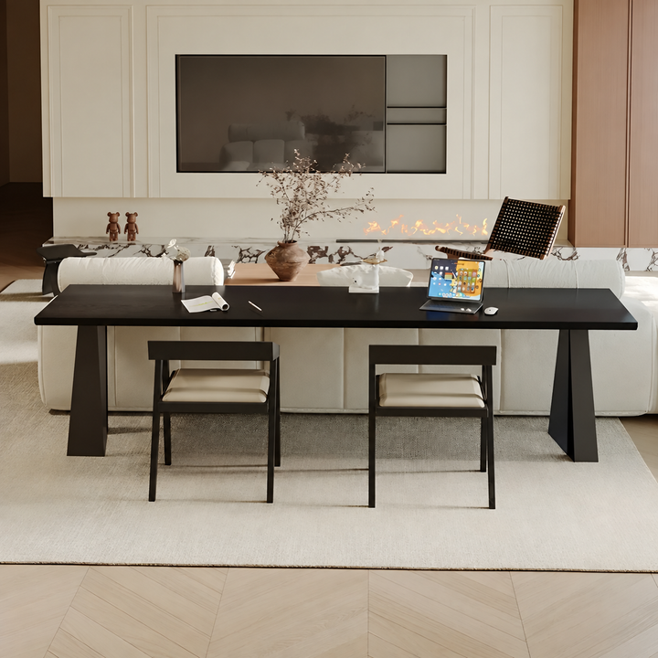 BRAMWELL Modern Solid Wood Study Table