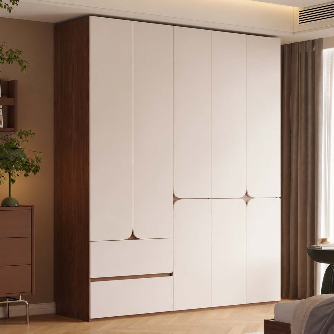 BROQEN Modern Solid Wood Wardrobe