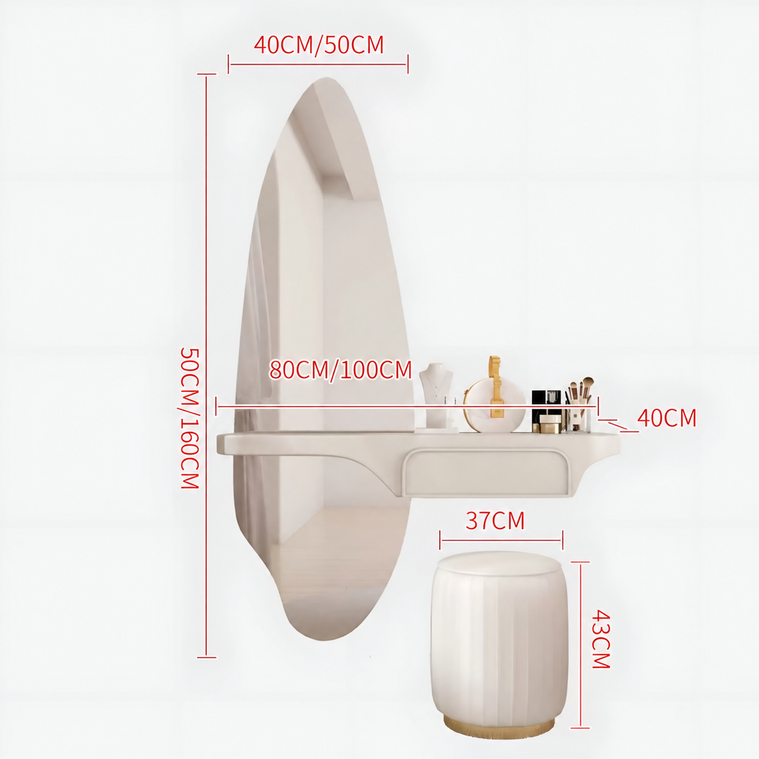 AERLIS Modern Floating Vanity Table - Cassa Haus Singapore