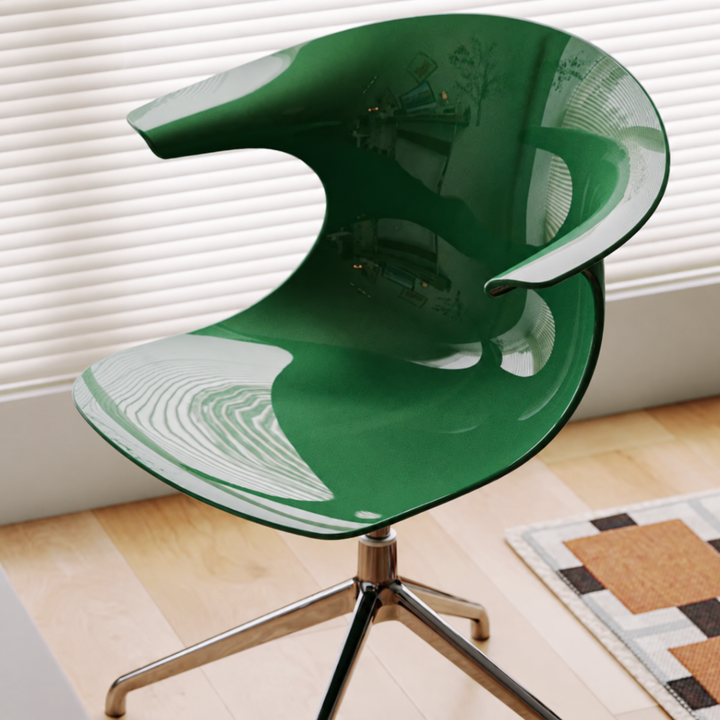 NEXI Modern Swivel Plastic Study Chair