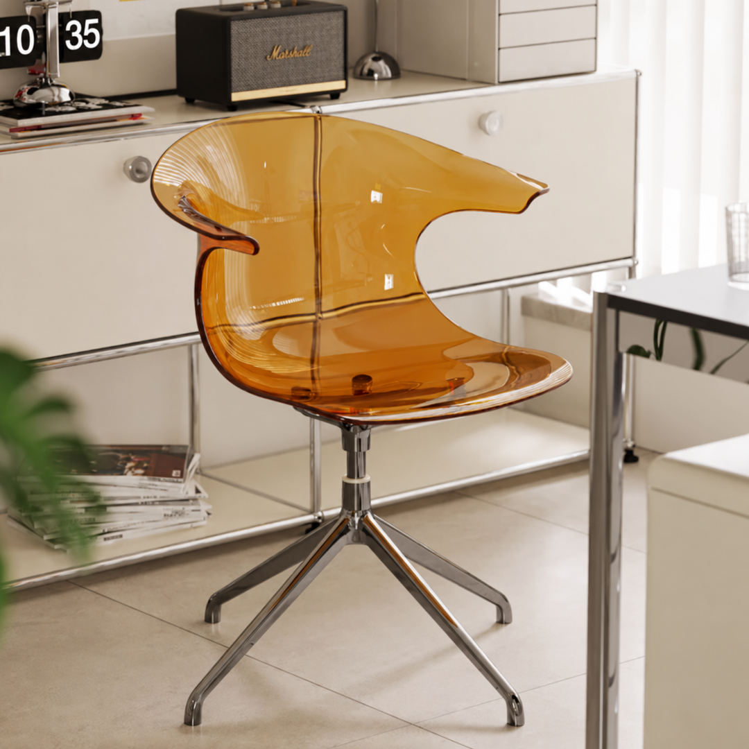 NEXI Modern Swivel Plastic Study Chair