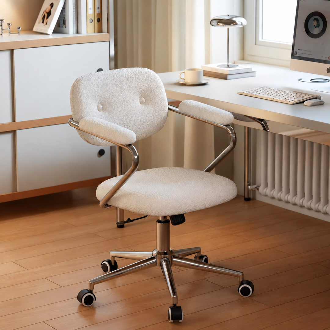 MOKIRA Modern Fabric Study Chair - Cassa Haus Singapore