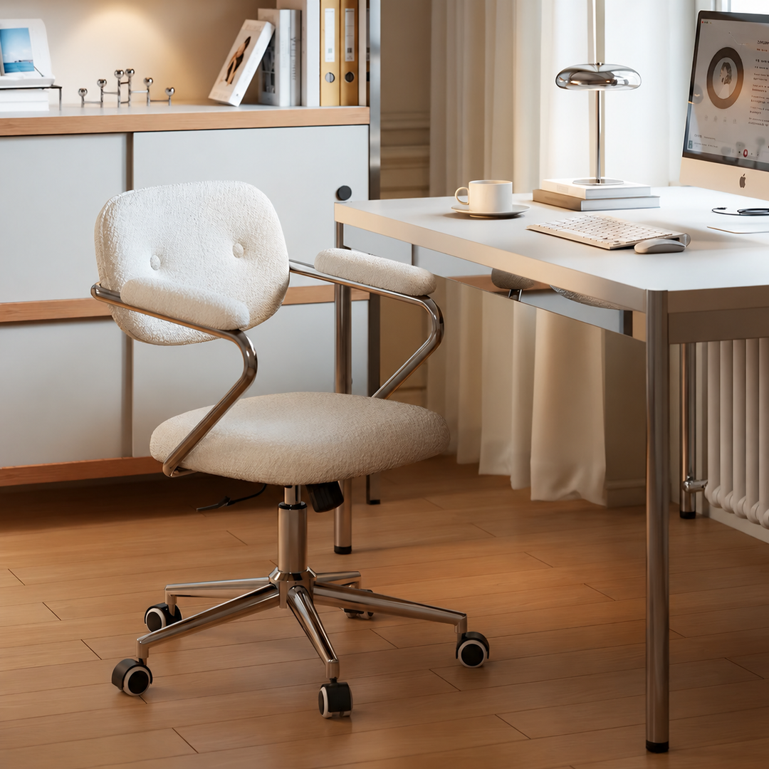 MOKIRA Modern Fabric Study Chair - Cassa Haus Singapore