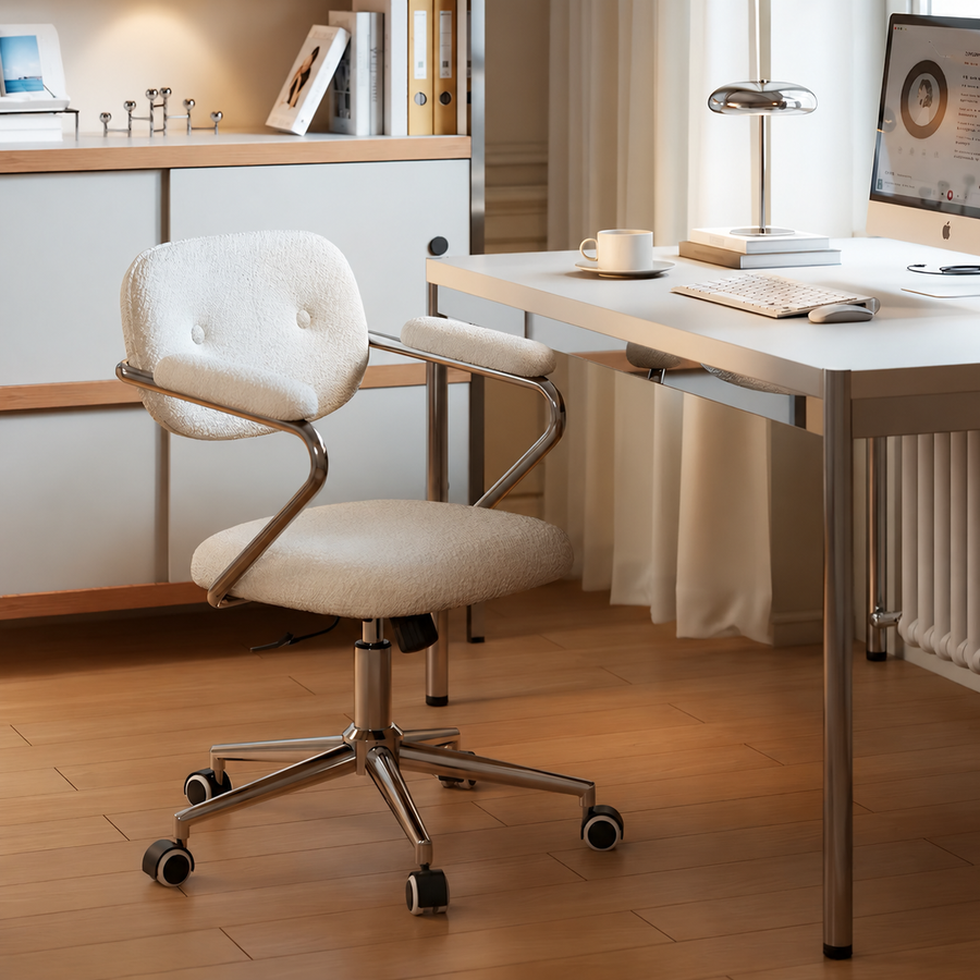 MOKIRA Modern Fabric Study Chair - Cassa Haus Singapore