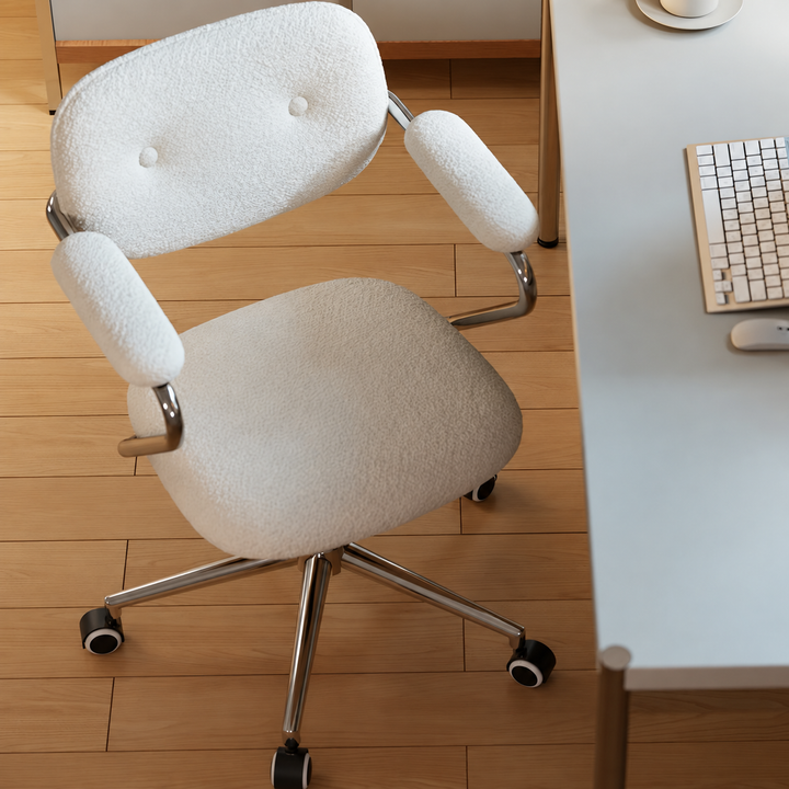 MOKIRA Modern Fabric Study Chair - Cassa Haus Singapore