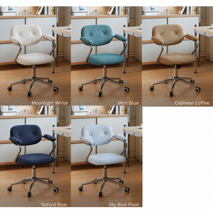 MOKIRA Modern Fabric Study Chair - Cassa Haus Singapore