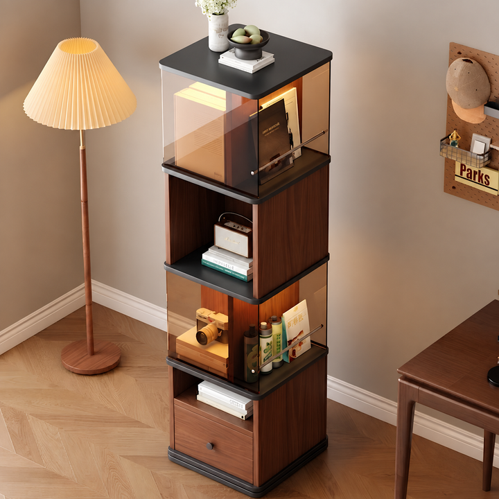 CELESTIA Modern Rotating Bookshelves - Cassa Haus Singapore