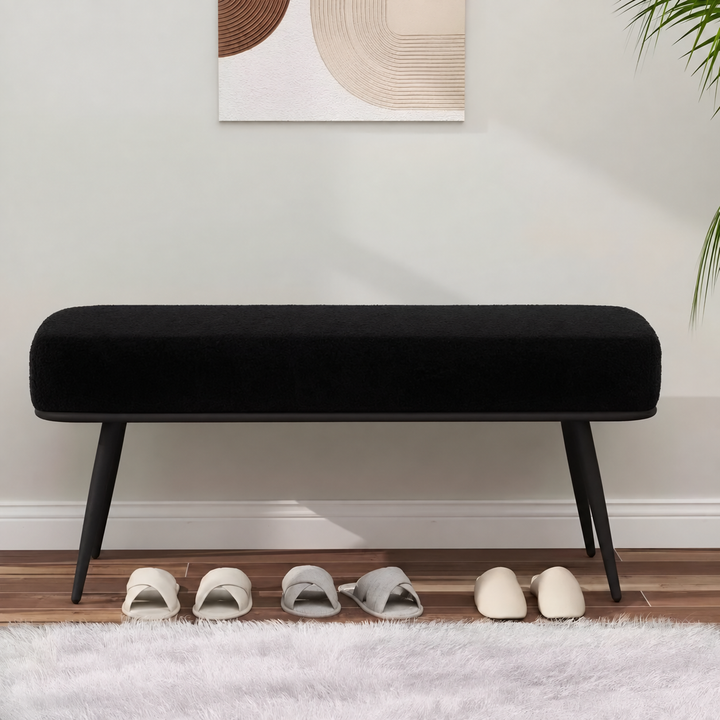CAVERO Modern Lambswool Bench