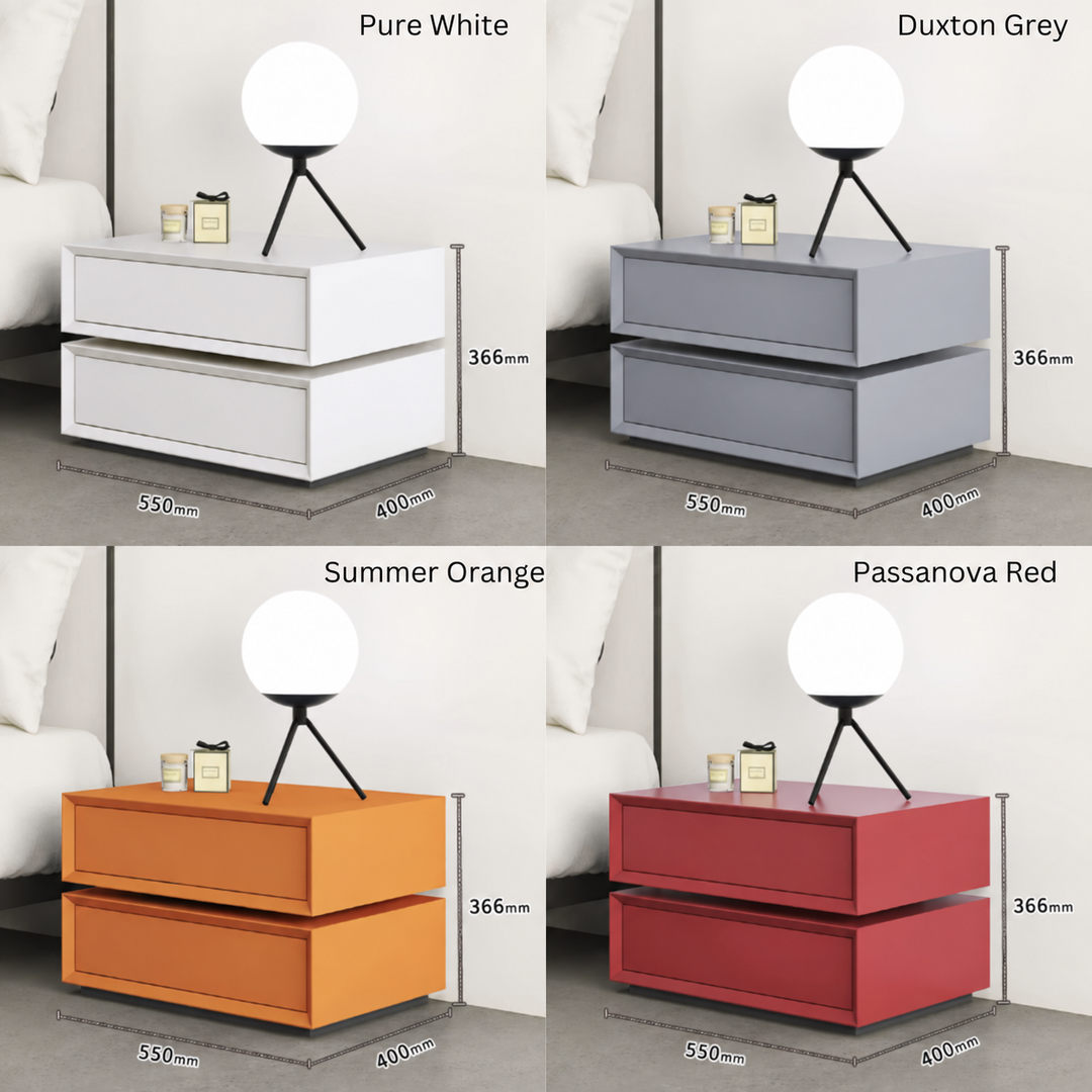 OLVANO Modern Rotating Bedside Table