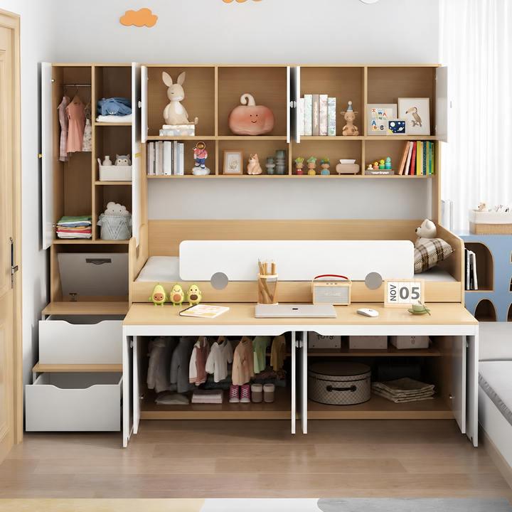 QORI Modern Multipurpose Storage Bedframe - Cassa Haus Singapore