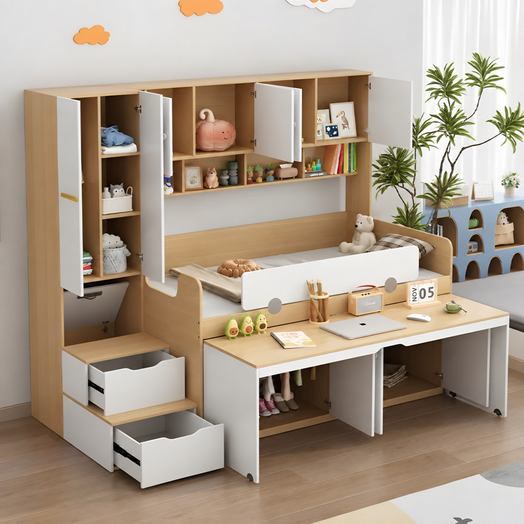 QORI Modern Multipurpose Storage Bedframe - Cassa Haus Singapore