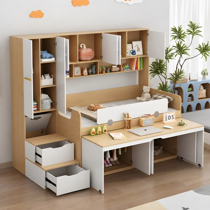 QORI Modern Multipurpose Storage Bedframe - Cassa Haus Singapore