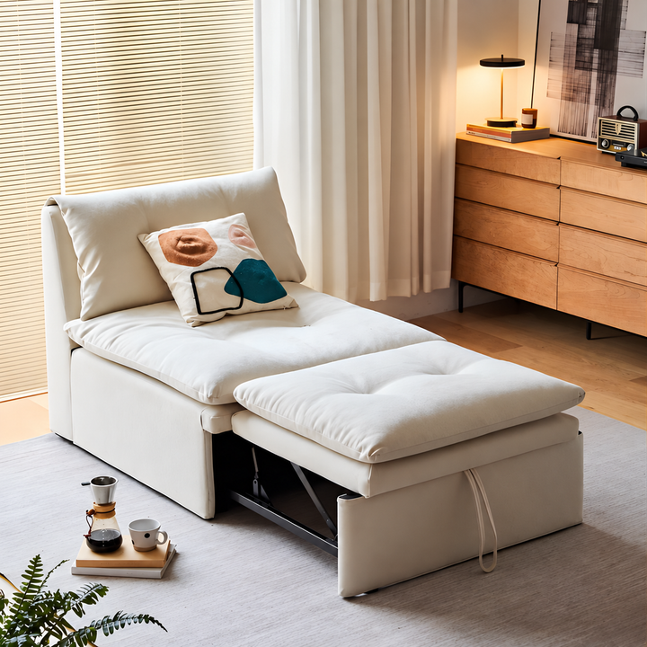 VAREDI Modern Leather Sofa Bed