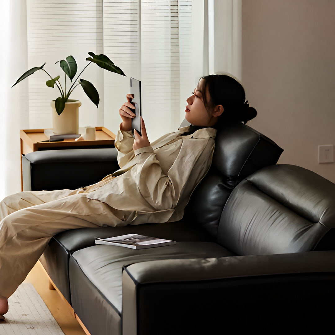 KOMI Modern Electric Leather Sofa