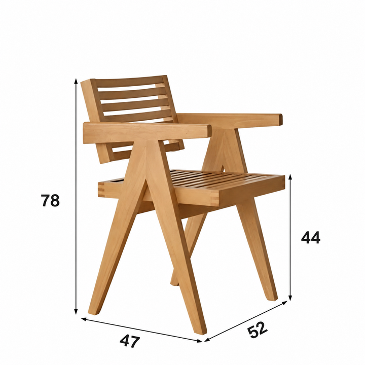ROWENA Modern Solid Wood Dining Chair