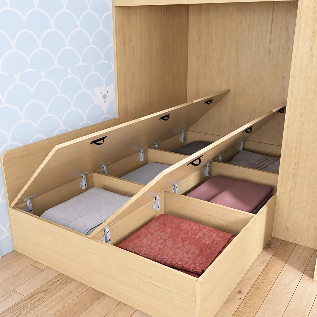 COVI Modern Double Decker Children’s Bedframe - Cassa Haus Singapore