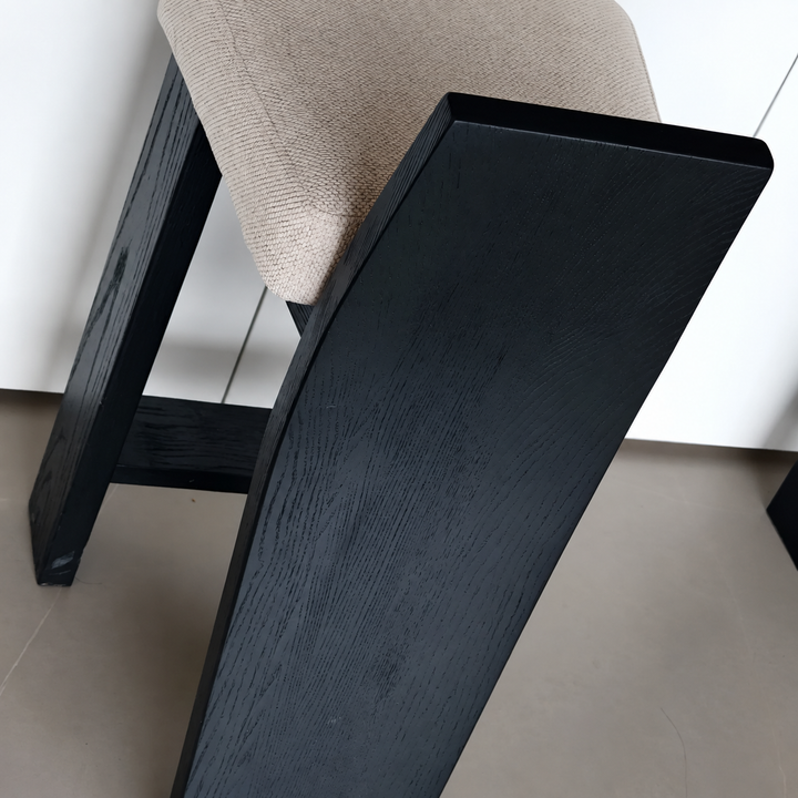 ISENVAR Modern Solid Wood Bar Stool