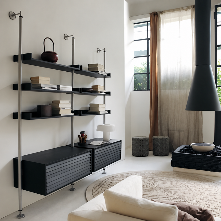 VALTORIA Modern Solid Wood Bookshelf