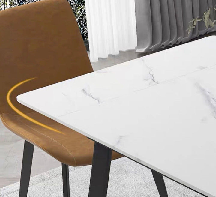 VERDAN Modern Extendable Sintered Stone Dining Table 140-200 cm (INSTOCK)