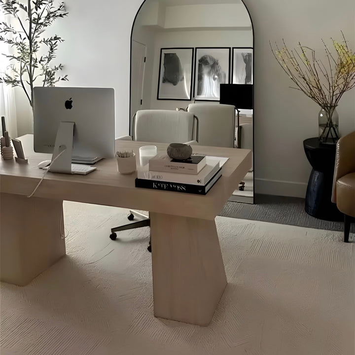 ROTHWELL Modern Solid Wood Study Table - Cassa Haus Singapore
