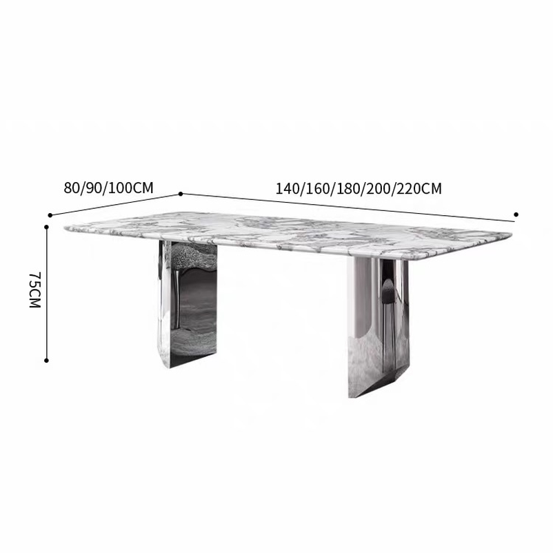 VEINSTONE Modern Marble Dining Table - Cassa Haus Singapore