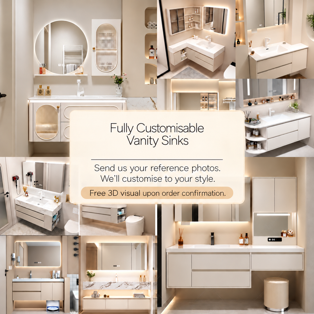 Customisable Bathroom Vanity Sink Singapore - Cassa Haus Singapore