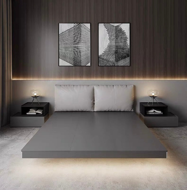 BRONNY Modern LED Floating Bedframe (INSTOCK)